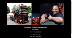 Desktop Screenshot of andreas-schubert-transporte.de